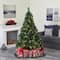 6ft. Pre-Lit Mixed Green Scotch Pine Artificial Christmas Tree with LED Lights